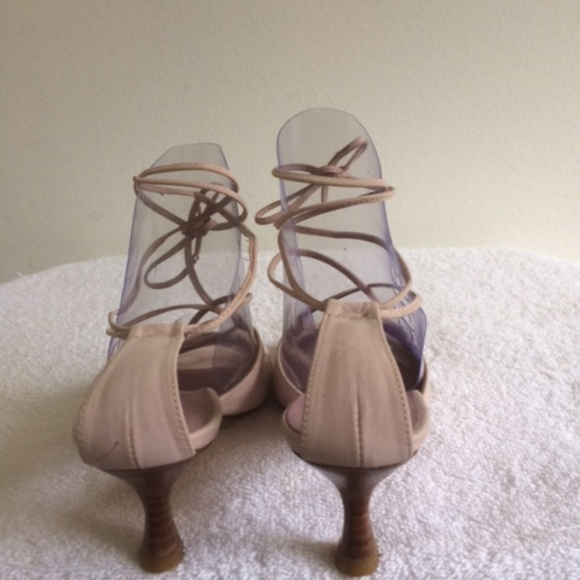 HYPE LACE-UP SANDAL HEELS SZ 6.5 - Picture 3 of 5